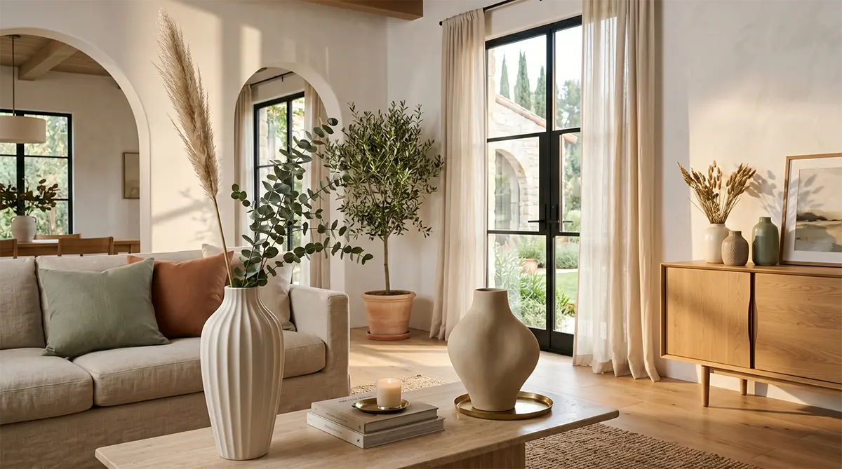 10 Jarrones decorativos de diseño para salón