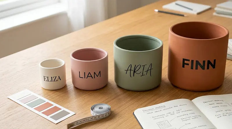 Cómo elegir un macetero personalizado: tamaño, planta y diseño