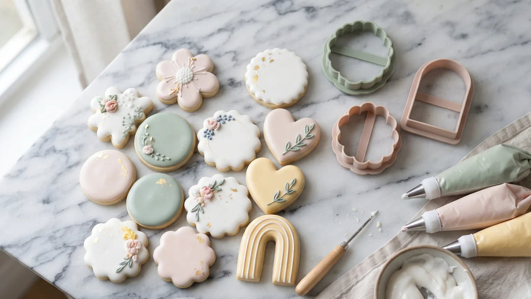 Come decorare i biscotti passo dopo passo: guida alla ghiaccia reale con formine personalizzate