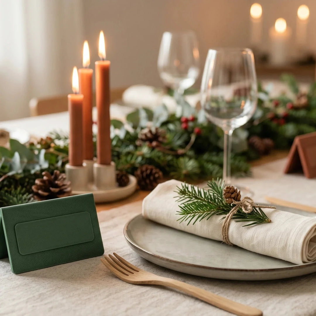 Marcasitios de Navidad: Ideas para tu Mesa (+ Plantilla para Imprimir Gratis)