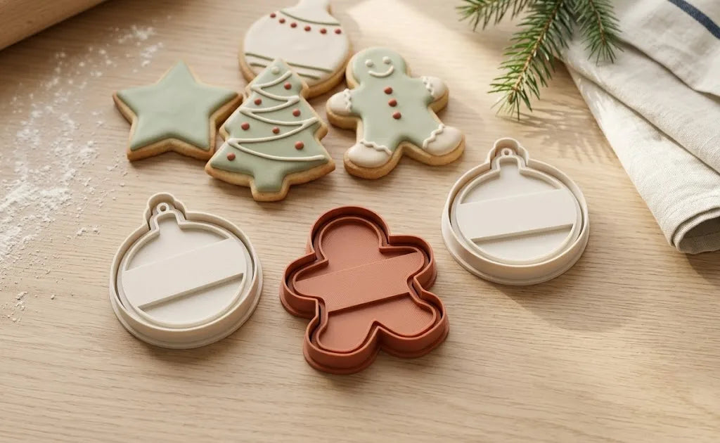 12 cortadores de galletas de Navidad personalizados para hornear estas fiestas