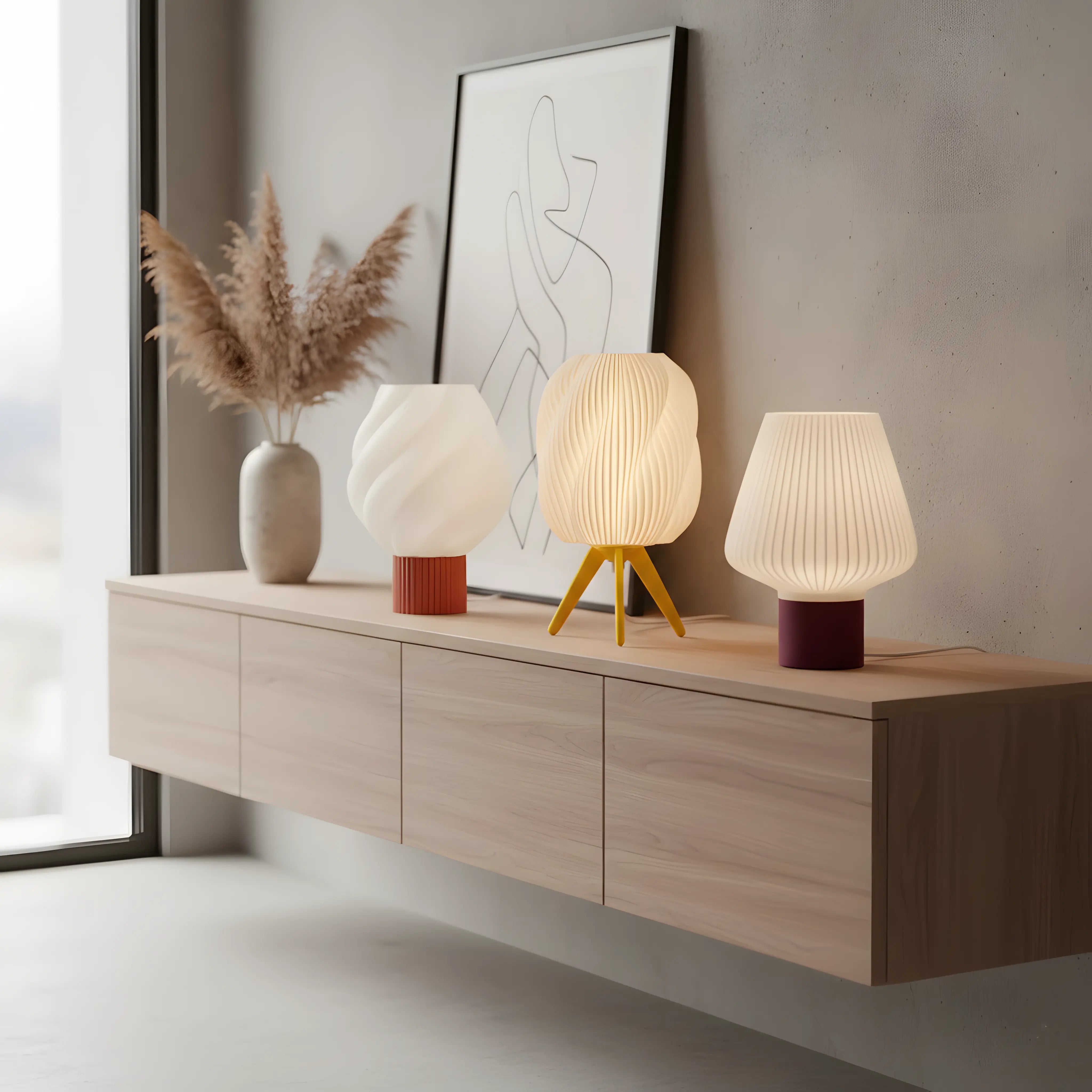 Lámparas de Mesa Minimalistas