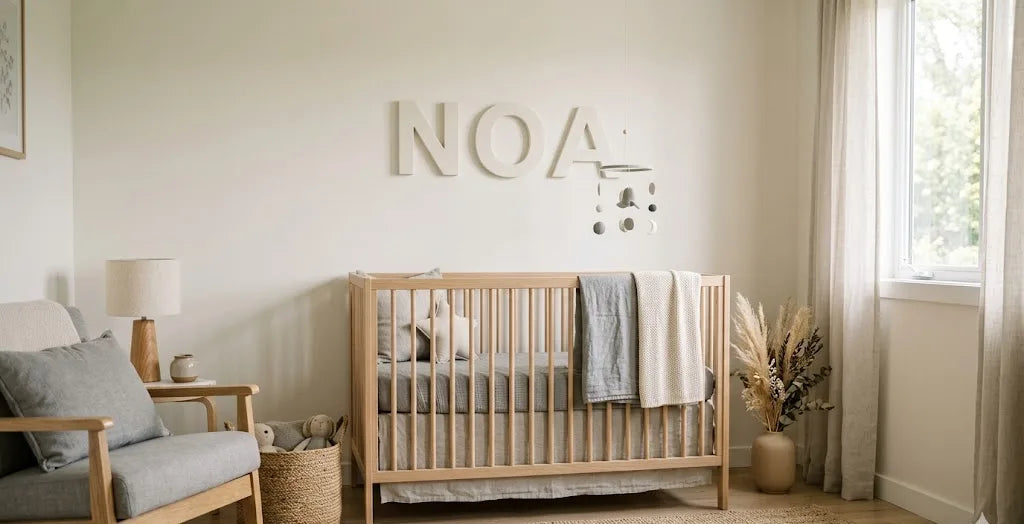 12 letras decorativas con nombre para la habitación del bebé en 2026