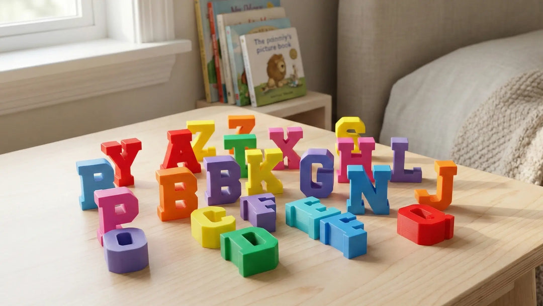 Letras en habitaciones infantiles