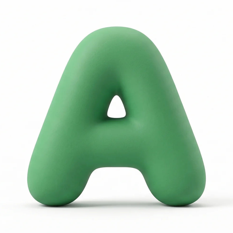 Initiale A - Bubble