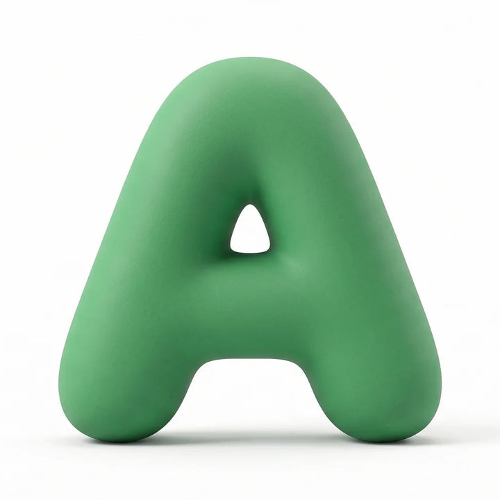 Initiale A - Bubble