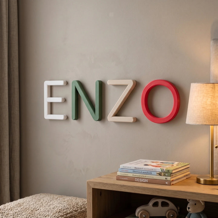 Rounded decorative letters Nordic children&