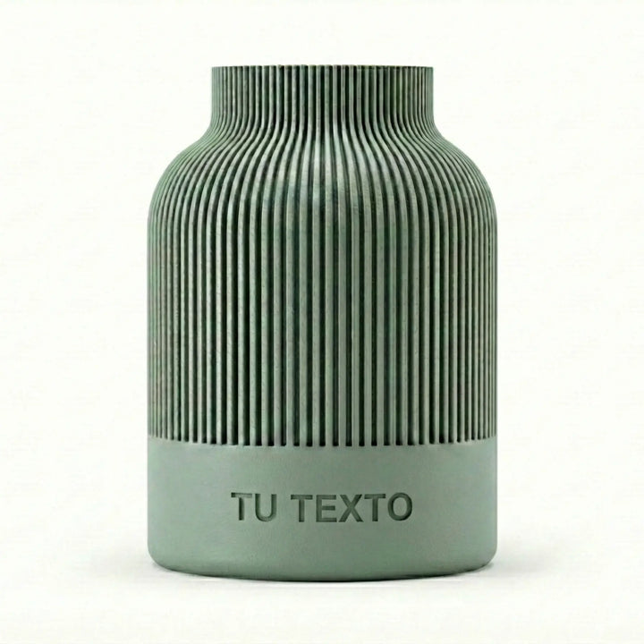 Jarrón personalizable con nombre o numeros
