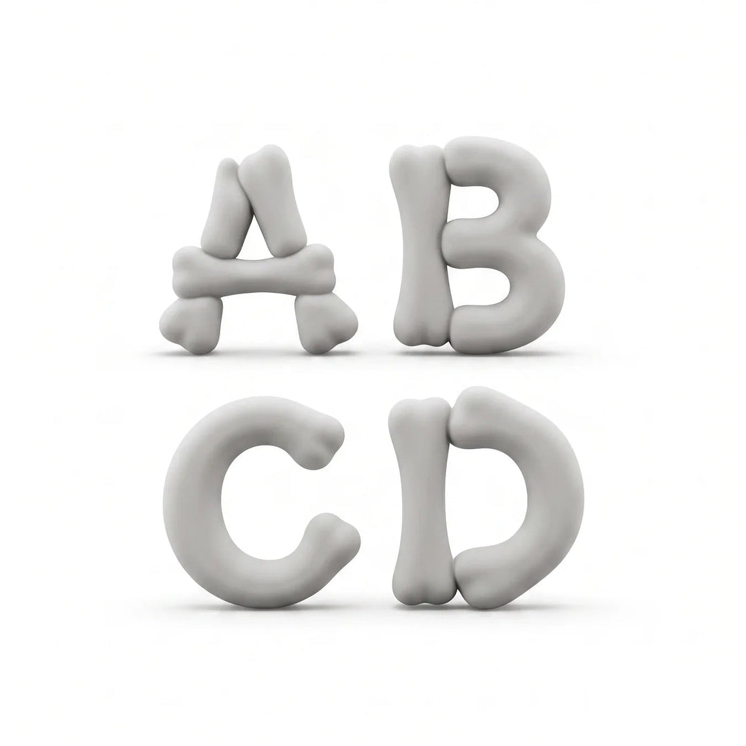 Letras decorativas personalizadas hueso dinosaurio para pared infantil