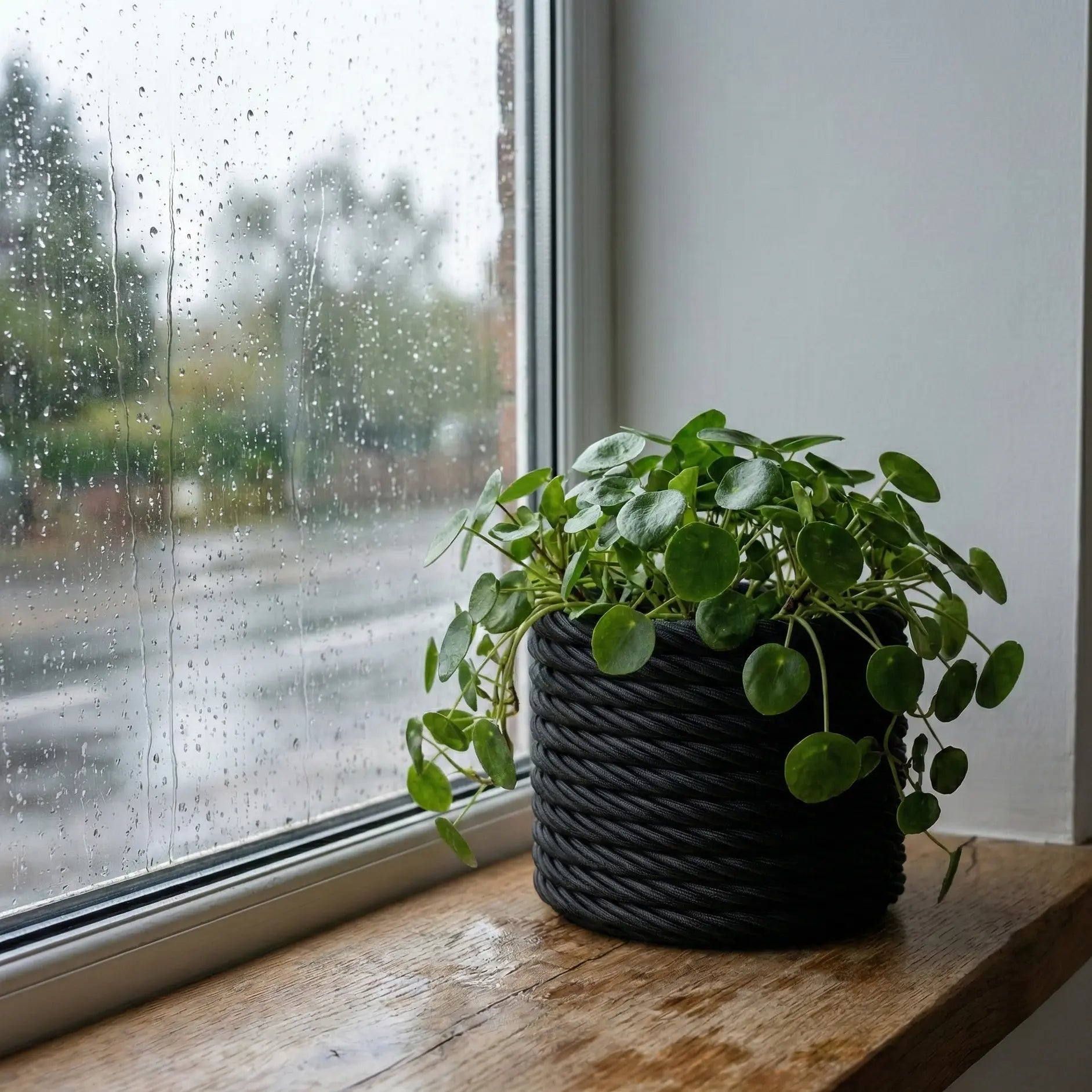 Macetero textura soga