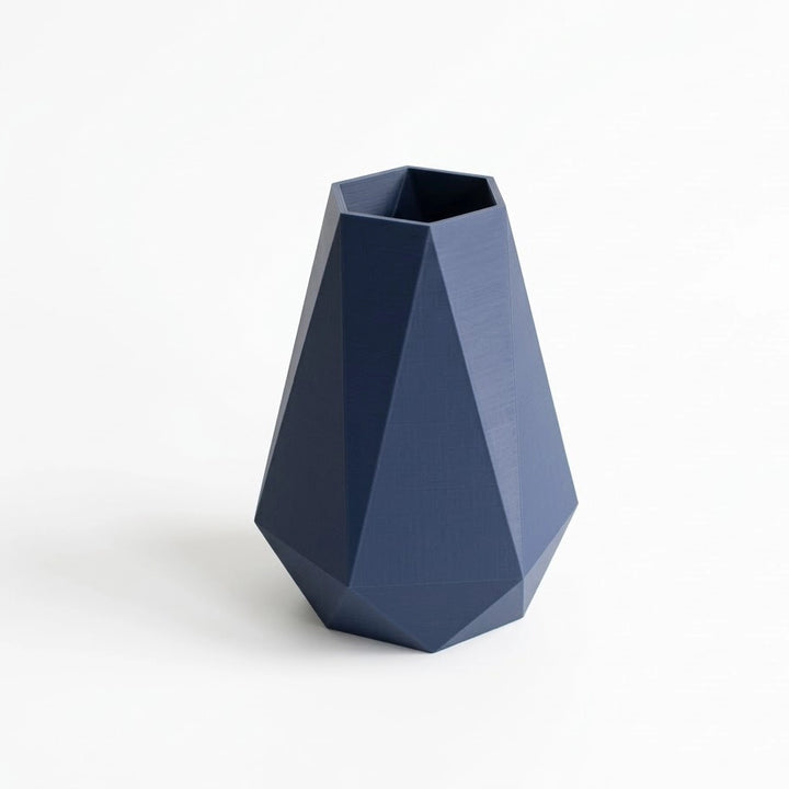 Faceted Geometric Vase