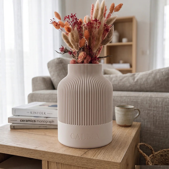 Customisable Japandi Vase with Name