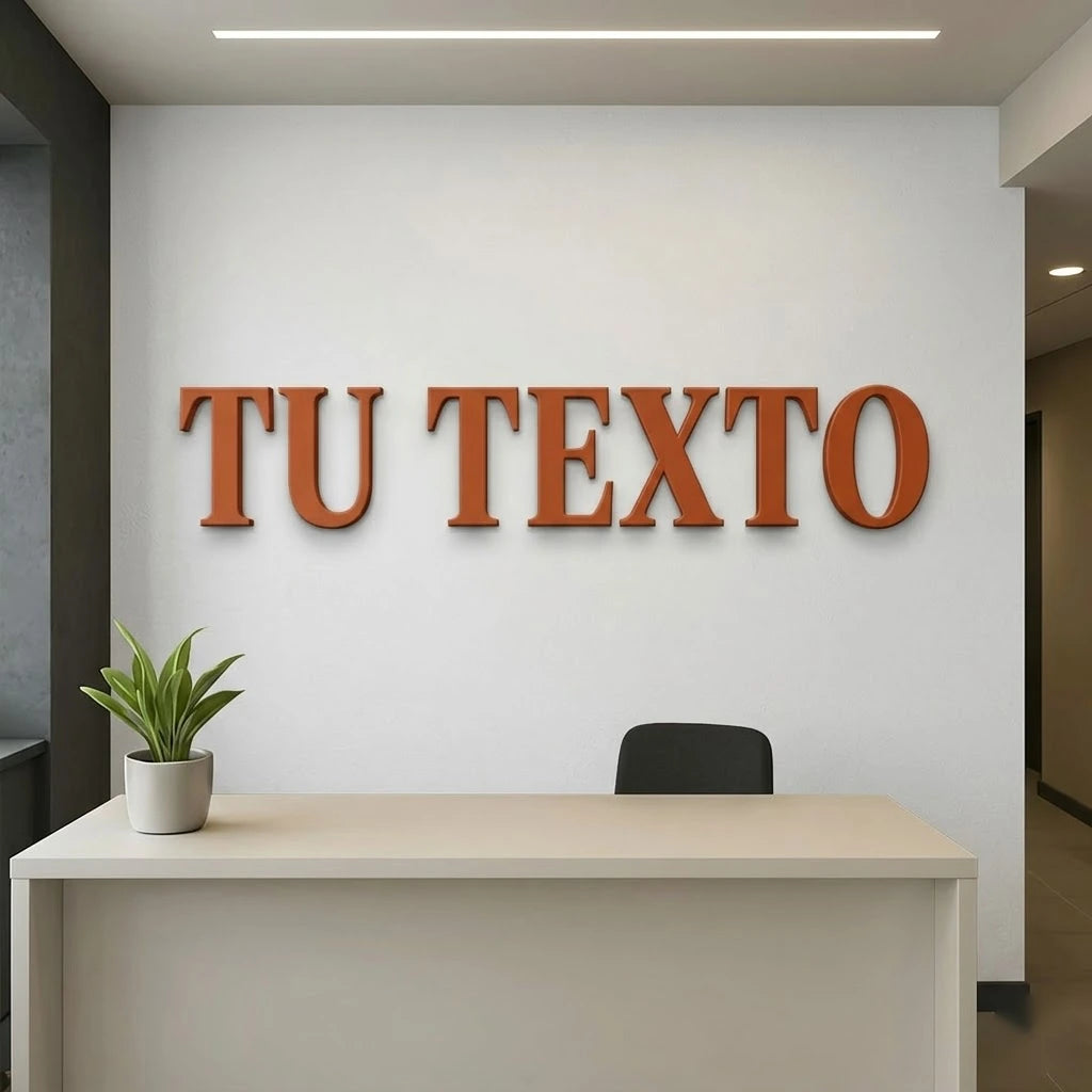 Letras Decorativas Corpóreas a medida
