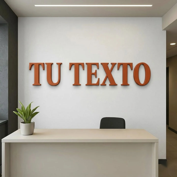 Letras Decorativas Corpóreas a medida
